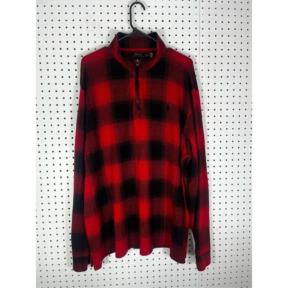 Polo Ralph Lauren plaid pullover sweatshirt